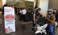 Distribusi Bantuan Lawan Covid-19 di Kawasan Universitas Telkom